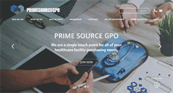 Desktop Screenshot of primesourcegpo.com