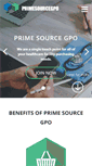 Mobile Screenshot of primesourcegpo.com